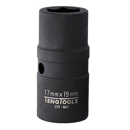 Teng Tools 17/19MM 1/2 Inch Drive 6 Point Metric Double Ended Chrome Molybdenum Wheel Nut Impact Socket 9291719